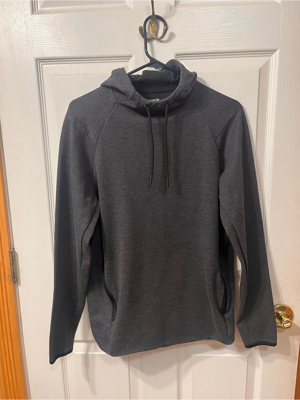Old Navy Charcoal Gray Hooded Pullover Sweatshirt